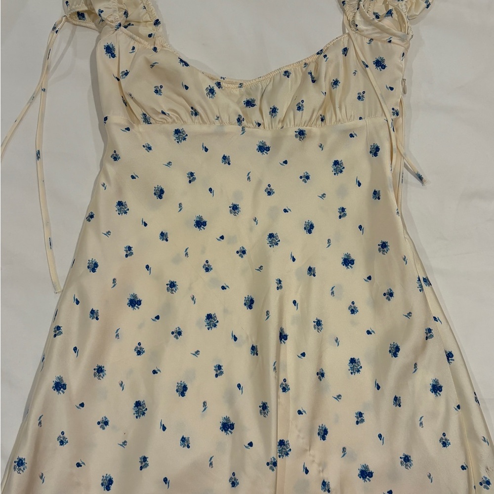 Zara floral mini dress